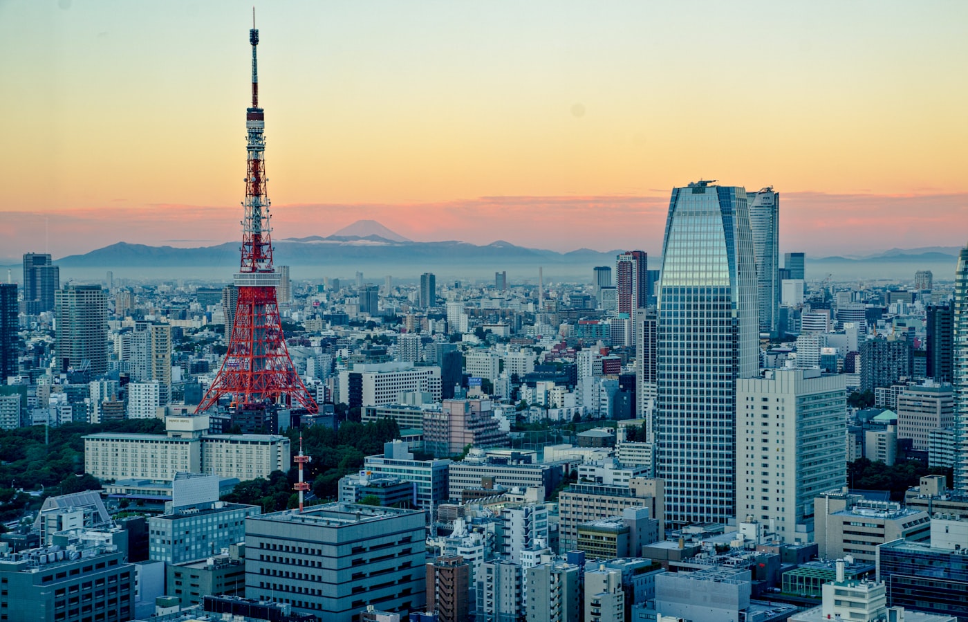A prime tower in central Tokyo